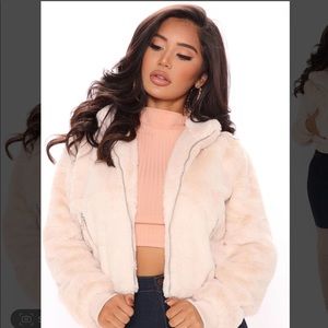 Faux Fur Bomber Jacket